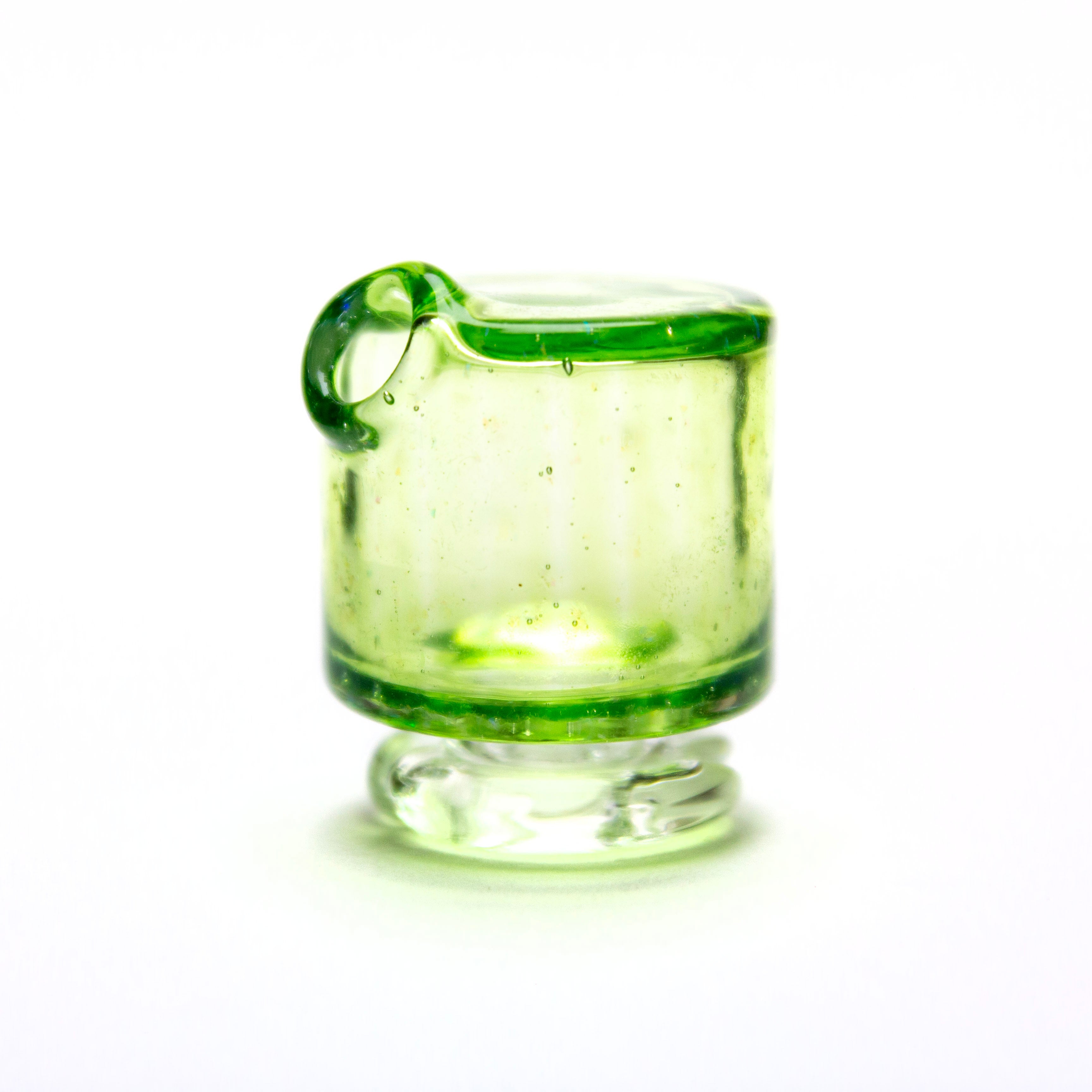 Sandalz Glass Plantphibian Crushed Opal Pivot Spinner Tip #SAN90 - Planet Caravan